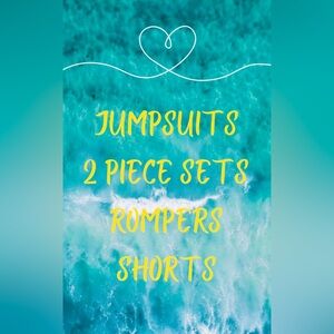 WOMENS JUMPSUITS, ROMPERS & SHORTS START HERE!